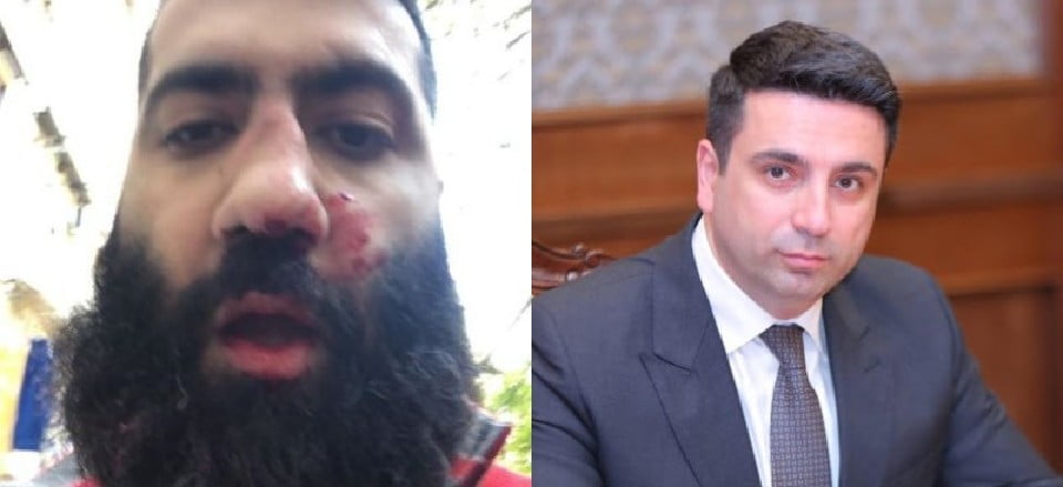 Ծեծկռտուք Ալեն Սիմոնյանի և Արթուր Դանիելյանի միջև