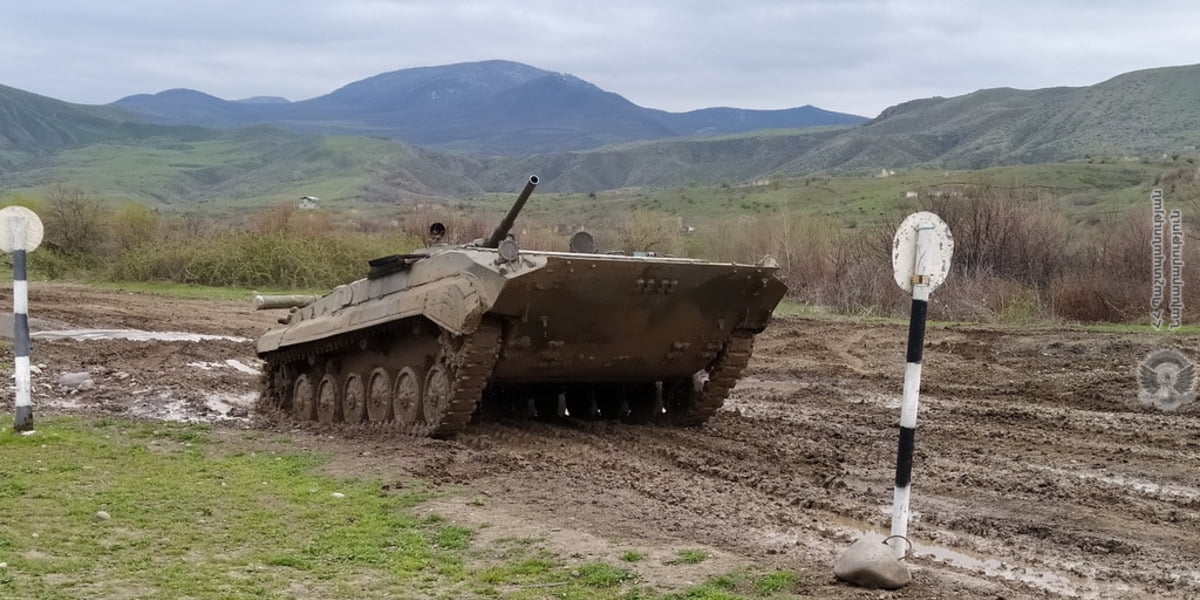 Մեքենավարման գործնական պարապմունք բանակում