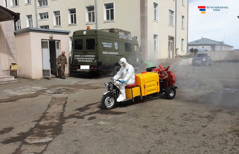 ՊԲ-ն լրացուցիչ ախտահանիչ միջոցառումներ է իրականացնում Արցախում (ԼՈւՍԱՆԿԱՐՆԵՐ)