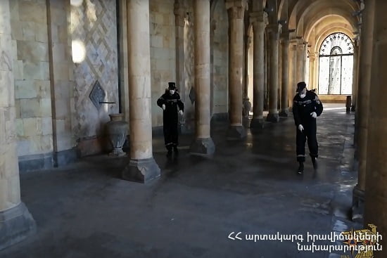 Վարակազերծվել են 490 հանրային տարբեր նշանակության վայրեր. ԱԻՆ (ՏԵՍԱՆՅՈւԹ)