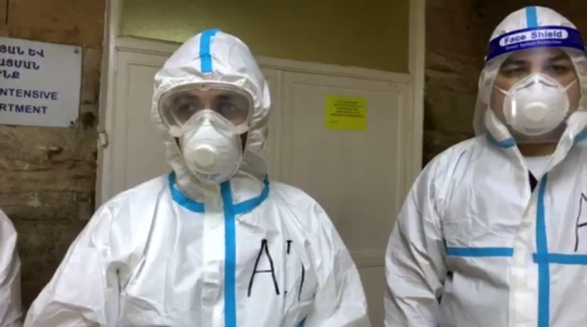 Արսեն Թորոսյանը շրջում է Սուրբ Գրիգոր Լուսավորիչ ԲԿ-ի բաժանմունքներով (ՏԵՍԱՆՅՈւԹ)