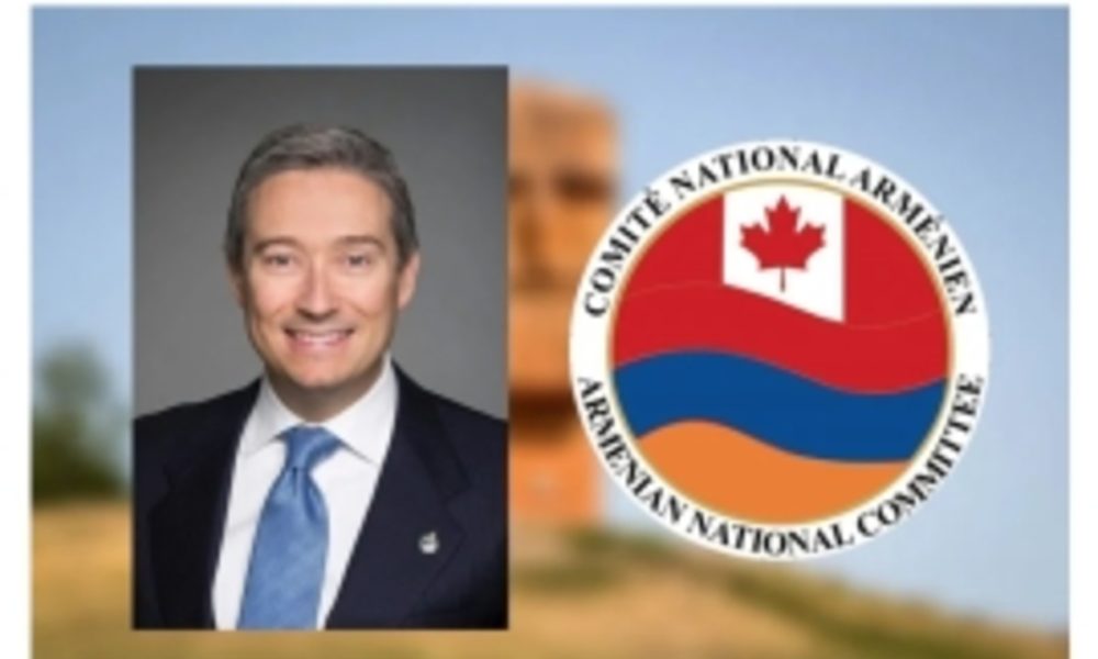 Լեռնային Ղարաբաղի հարցով մեր վաղեմի դիրքորոշումը չի փոփոխվել․ Կանադայի ԱԳՆ ղեկավար