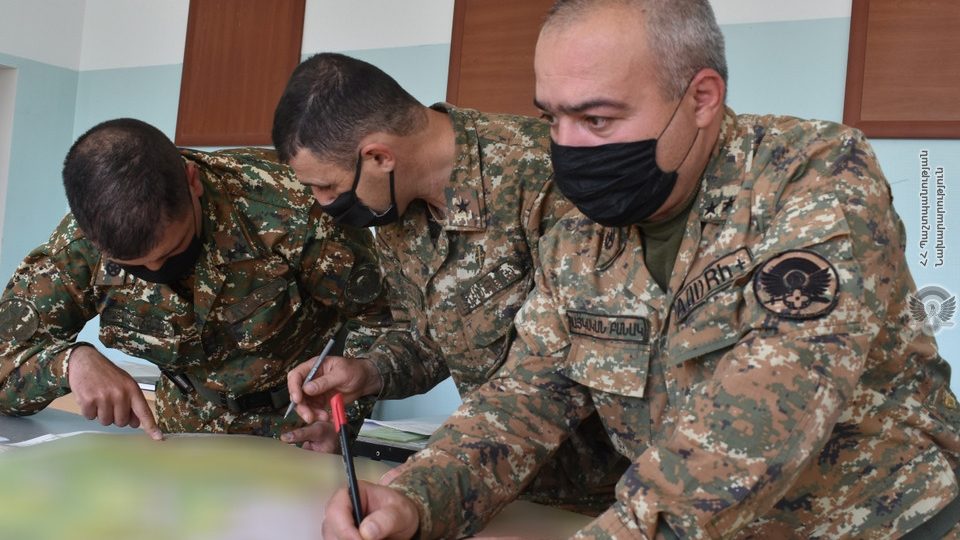 Շտաբային մարզումներ 2-րդ զորամիավորումում