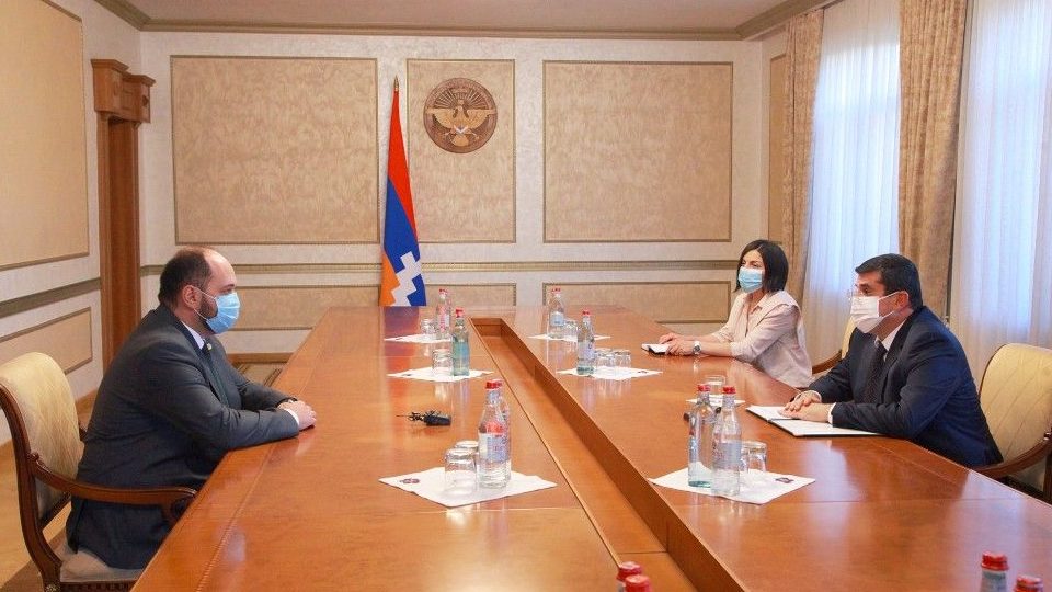 Արայիկ Հարությունյանը հյուրընկալվել է Արցախի նախագահին