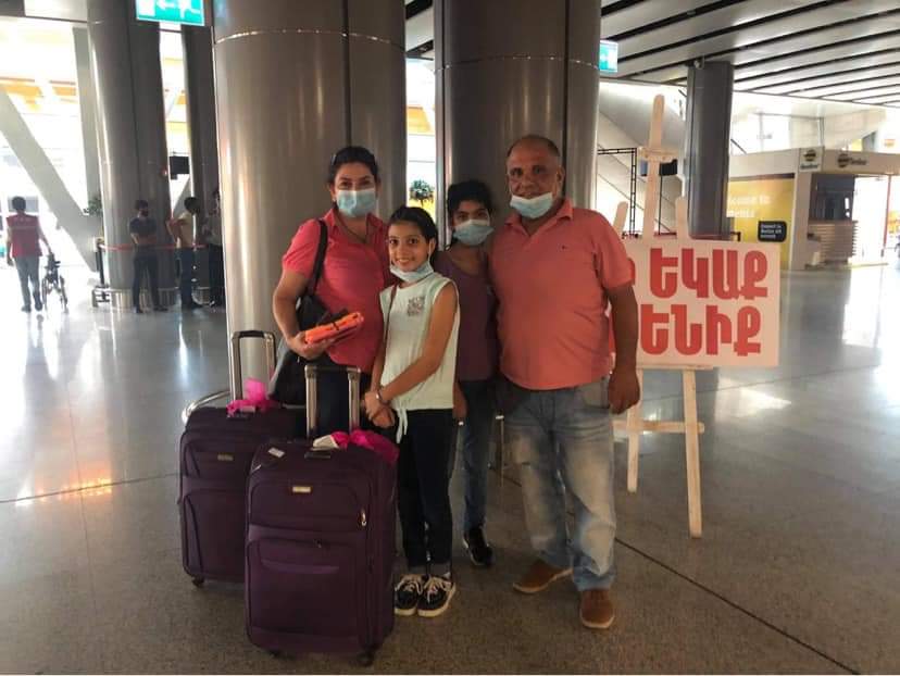 Օգոստոսի 18-ին Բեյրութից Հայաստան է վերադարձել 100 հայ