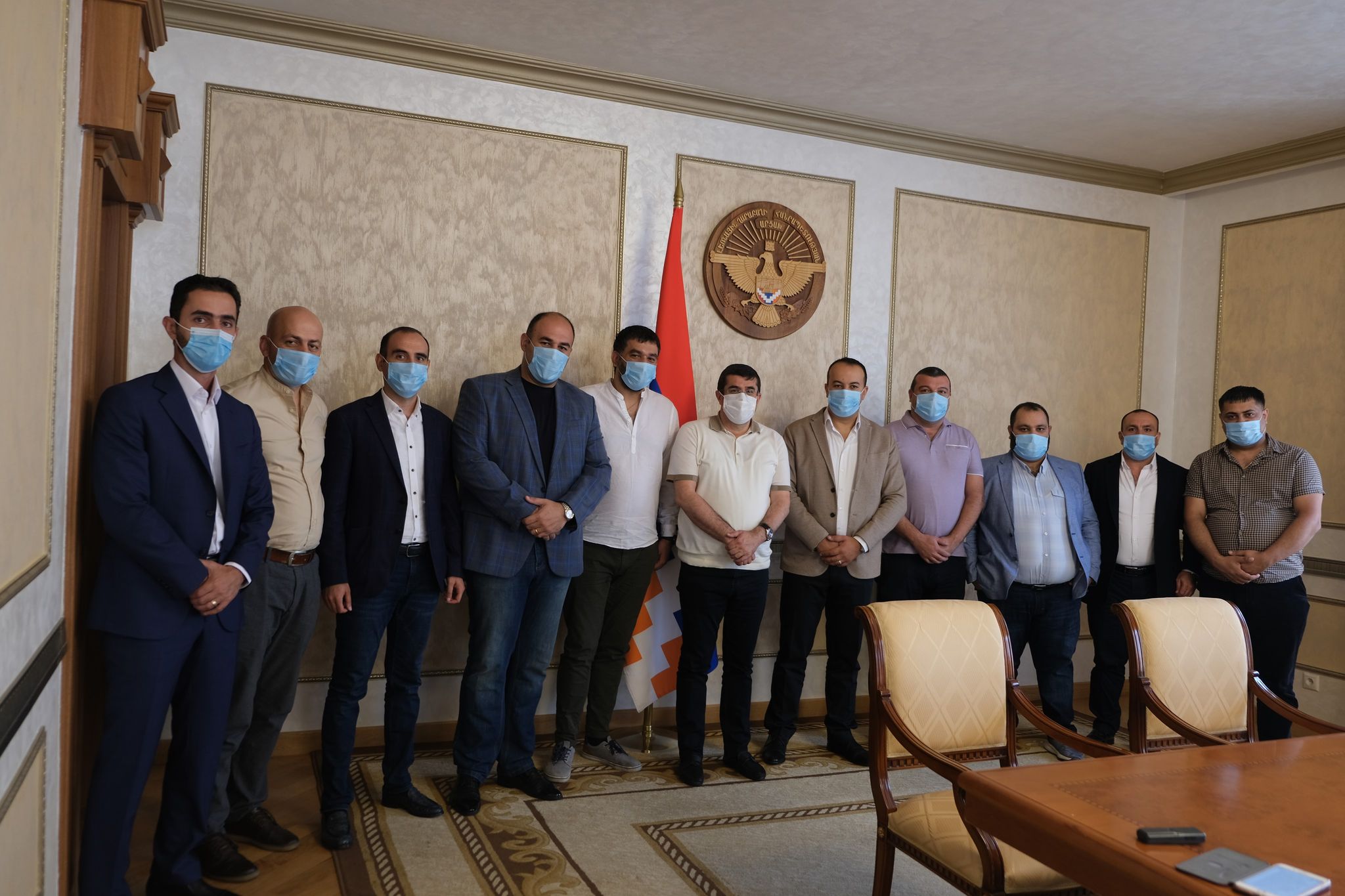 Արայիկ Հարությունյանը ընդունել է «Մանթաշով» գործարարների միության պատվիրակության անդամներին