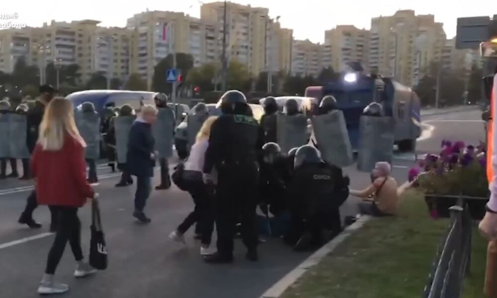 Լուկաշենկոյի երդմնակալության դեմ բողոքի ցույցեր Մինսկում (ՏԵՍԱՆՅՈւԹ)