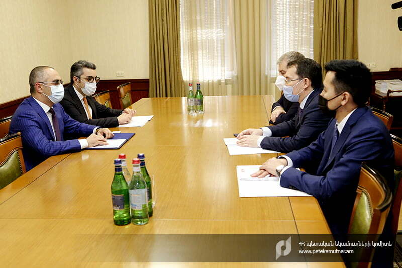 ՊԵԿ նախագահն ընդունել է ԵՏՀ տնտեսական և ֆինանսական հարցերով կոլեգիայի անդամին