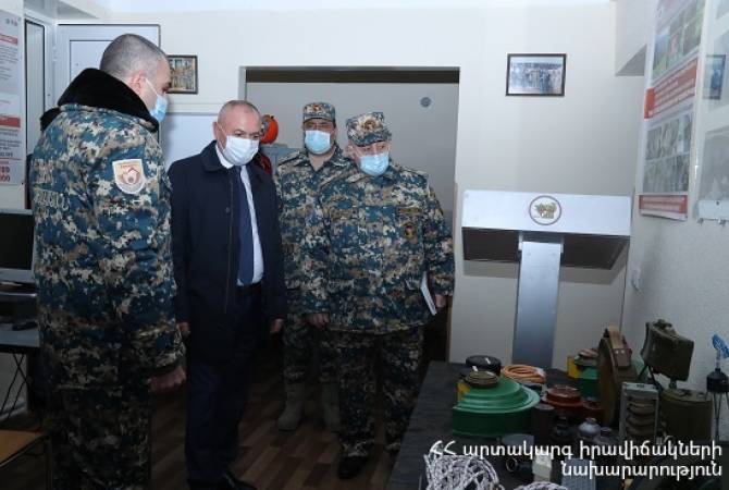 ԱԻ նախարարն աշխատանքային շրջայց է կատարել (ՏԵՍԱՆՅՈւԹ)