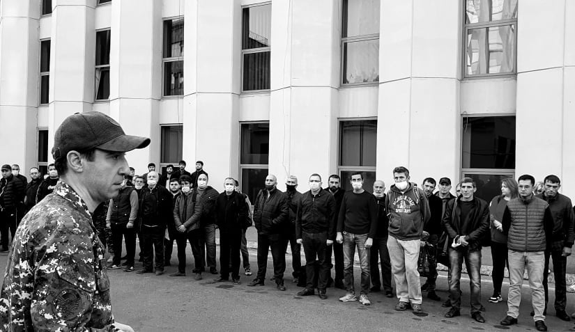 «Երևան» կամավորական ջոկատը մեկնել է Հայրենիքի պաշտպանության