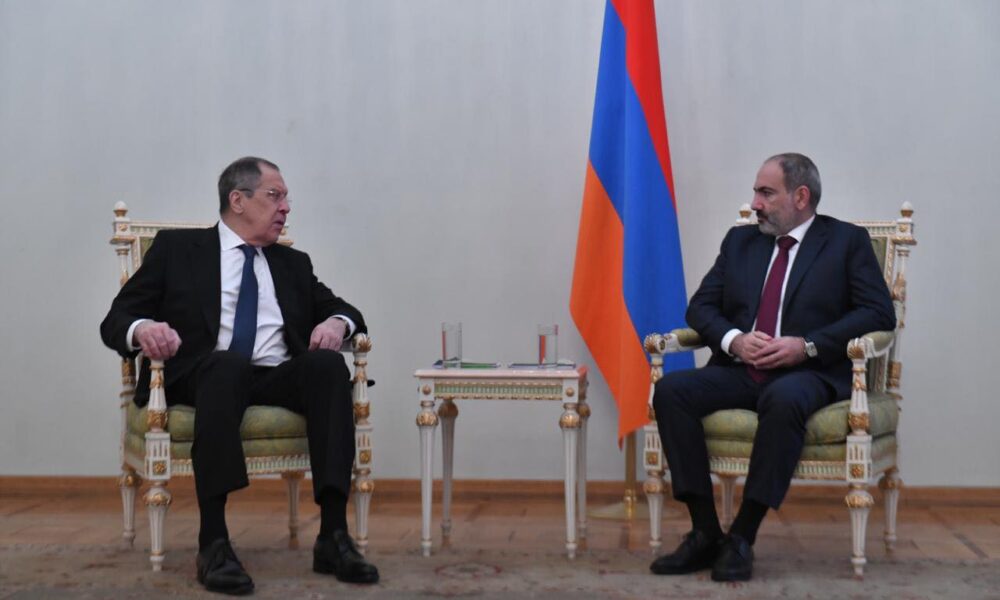 Բովանդակալից զրույց ունեցանք ՌԴ ԱԳ նախարար Սերգեյ Լավրովի հետ. Փաշինյան