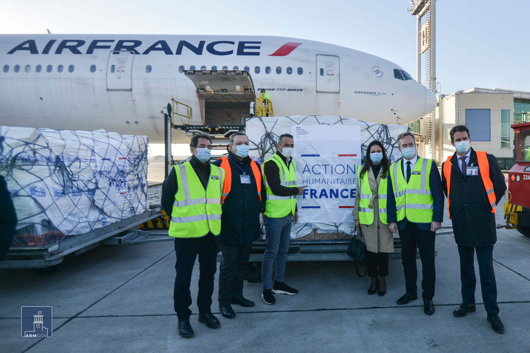 Երևան է ժամանել Ֆրանսիայի կողմից հումանիտար օժանդակության երկրորդ ինքնաթիռը