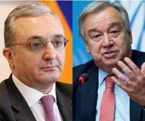 Զոհրաբ Մնացականյանը հեռախոսազրույց է ունեցել Անտոնիո Գուտերեշի հետ