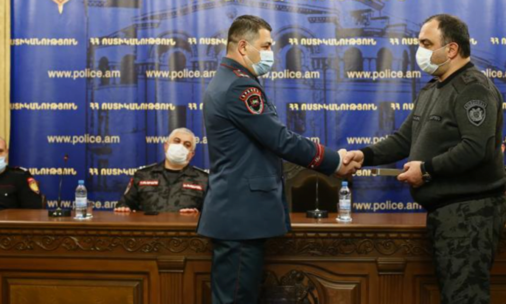 Պատերազմին մասնակցած ոստիկանության 184 ծառայողներ անձնվիրաբար ծառայության համար խրախուսվեցին