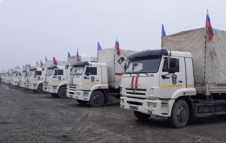 ՌԴ-ից մարդասիրական օգնության 7 բեռնատար ժամանել է Արցախ․ ԱԻՊԾ