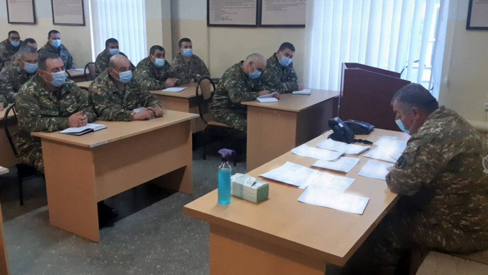 1-ին զորամիավորումում անցկացվել է հավաք-խորհրդակցություն