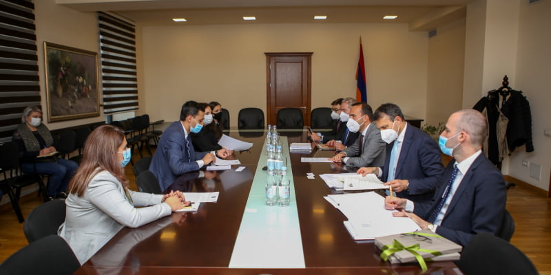 ԿԳՄՍ փոխնախարարներն ընդունել են Իտալիայից ժամանած պատվիրակությանը