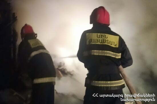 Սարի Թաղում այրվել է մոտ 4 հա խոտածածկույթ