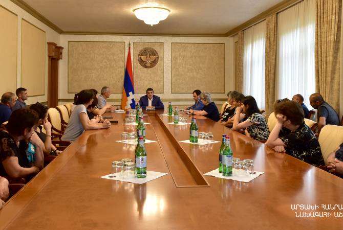 Հարությունյանն ընդունել է 44-օրյա պատերազմի ժամանակ անհայտ կորած զինծառայողների հարազատներիn
