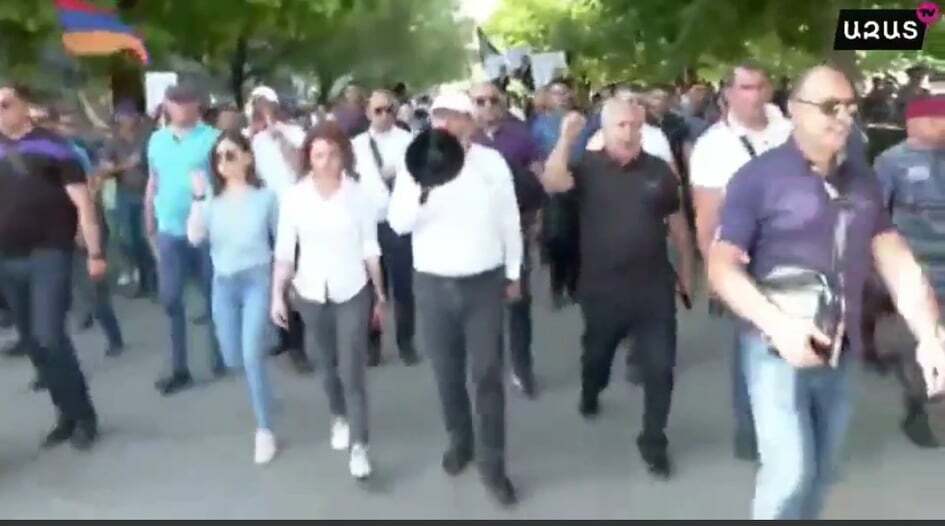 Քաղաքացիական պայմանագիր կուսակցության քայլերթը Ջերմուկում