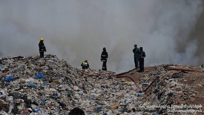 Հրդեհ է բռնկվել Նուբարաշենի աղբավայրում (ԼՈւՍԱՆԿԱՐՆԵՐ)