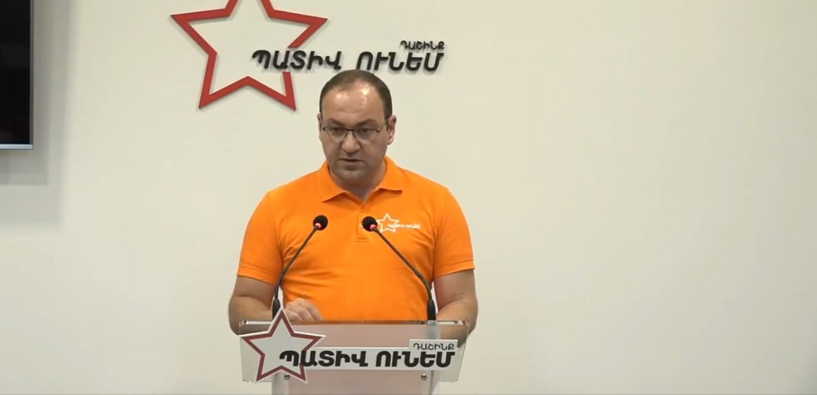 «Պատիվ ունեմ» դաշինքից Արսեն Բաբայանի մամուլի ասուլիսը (ՈւՂԻՂ ԵԹԵՐ)