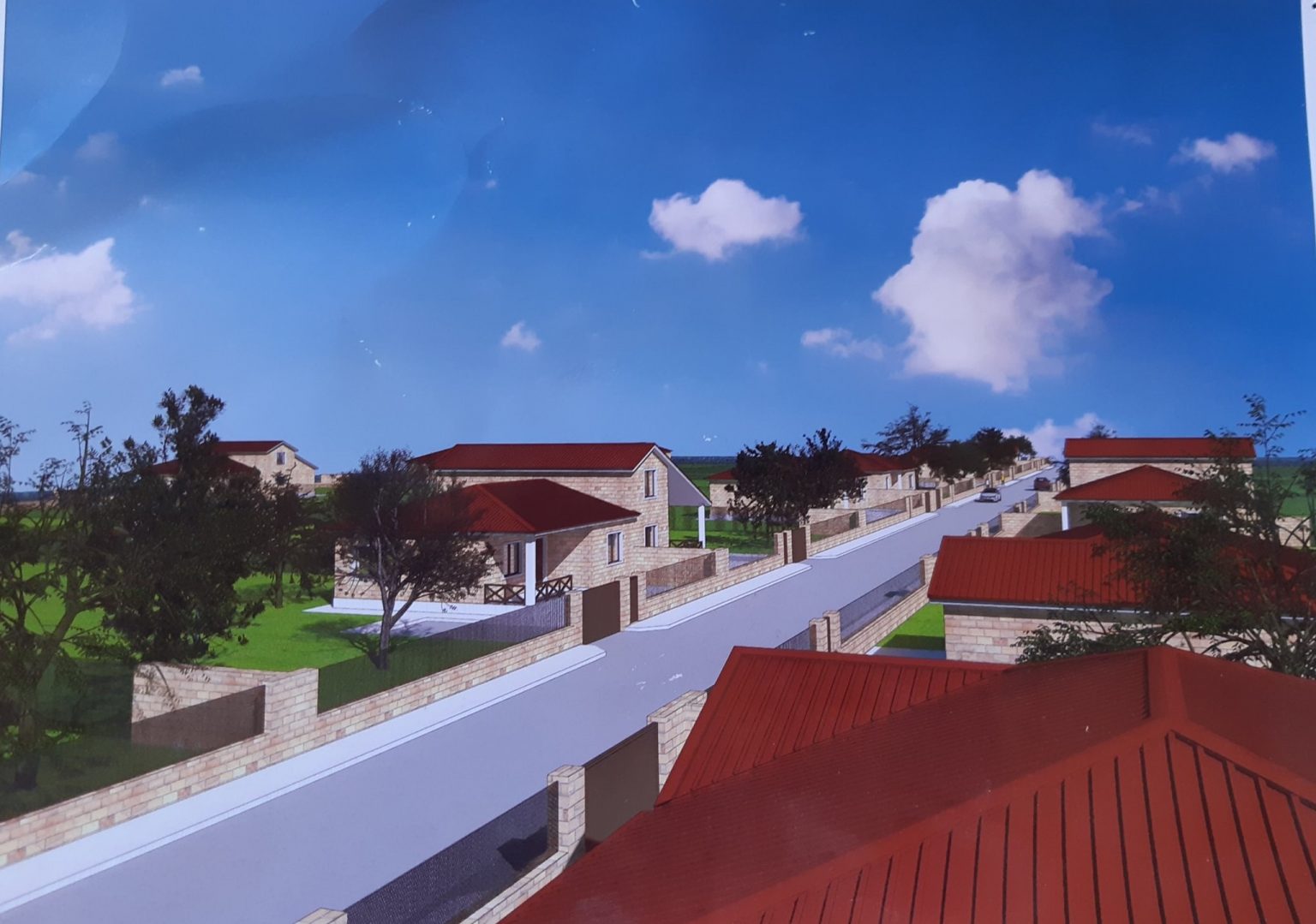 Արցախի Աստղաշենի տարածքում կառուցվող նոր բնակավայրում շարունակվում են շինարարական աշխատանքները