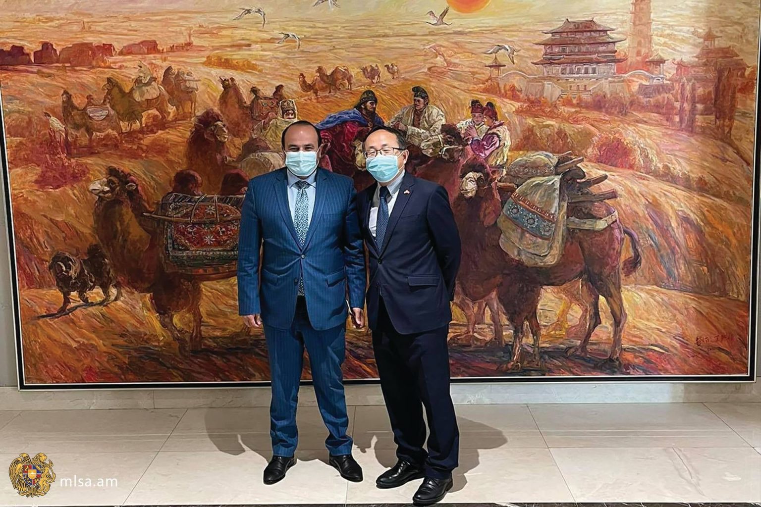 Նարեկ Մկրտչյանը հանդիպել է Հայաստանում Չինաստանի դեսպանի հետ