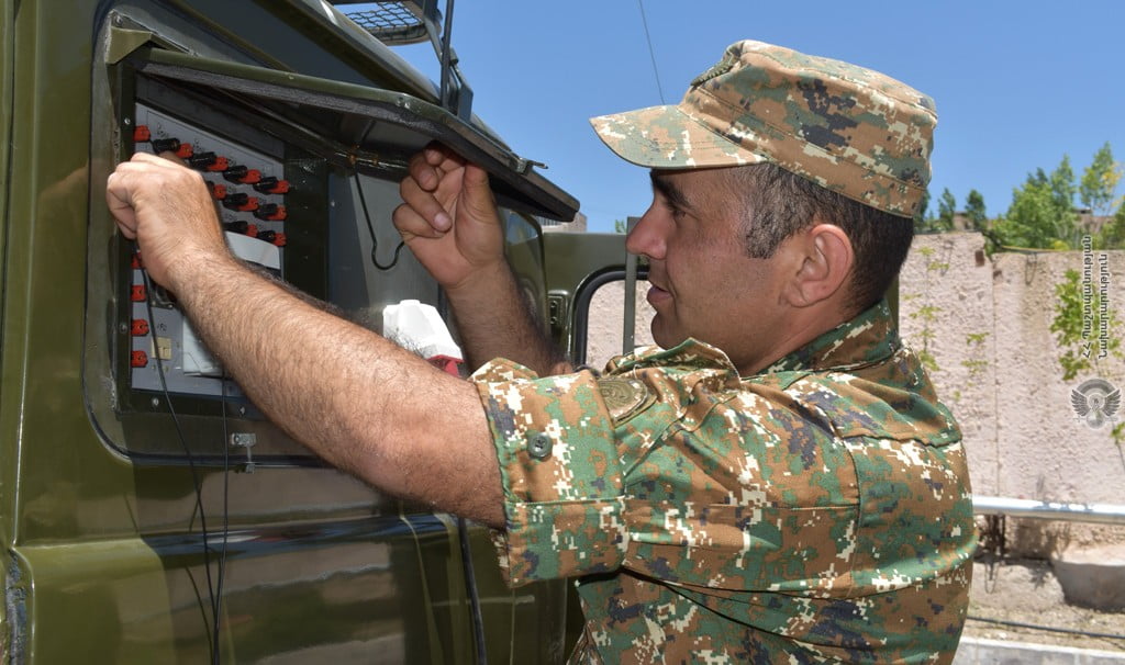 5-րդ զորամիավորումում անցկացվել են կապի վարժանքներ