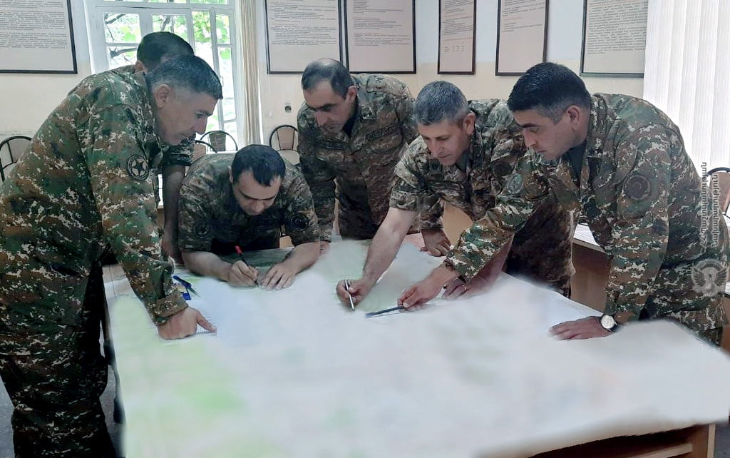 Շտաբային մարզումներ 1-ին զորամիավորումում