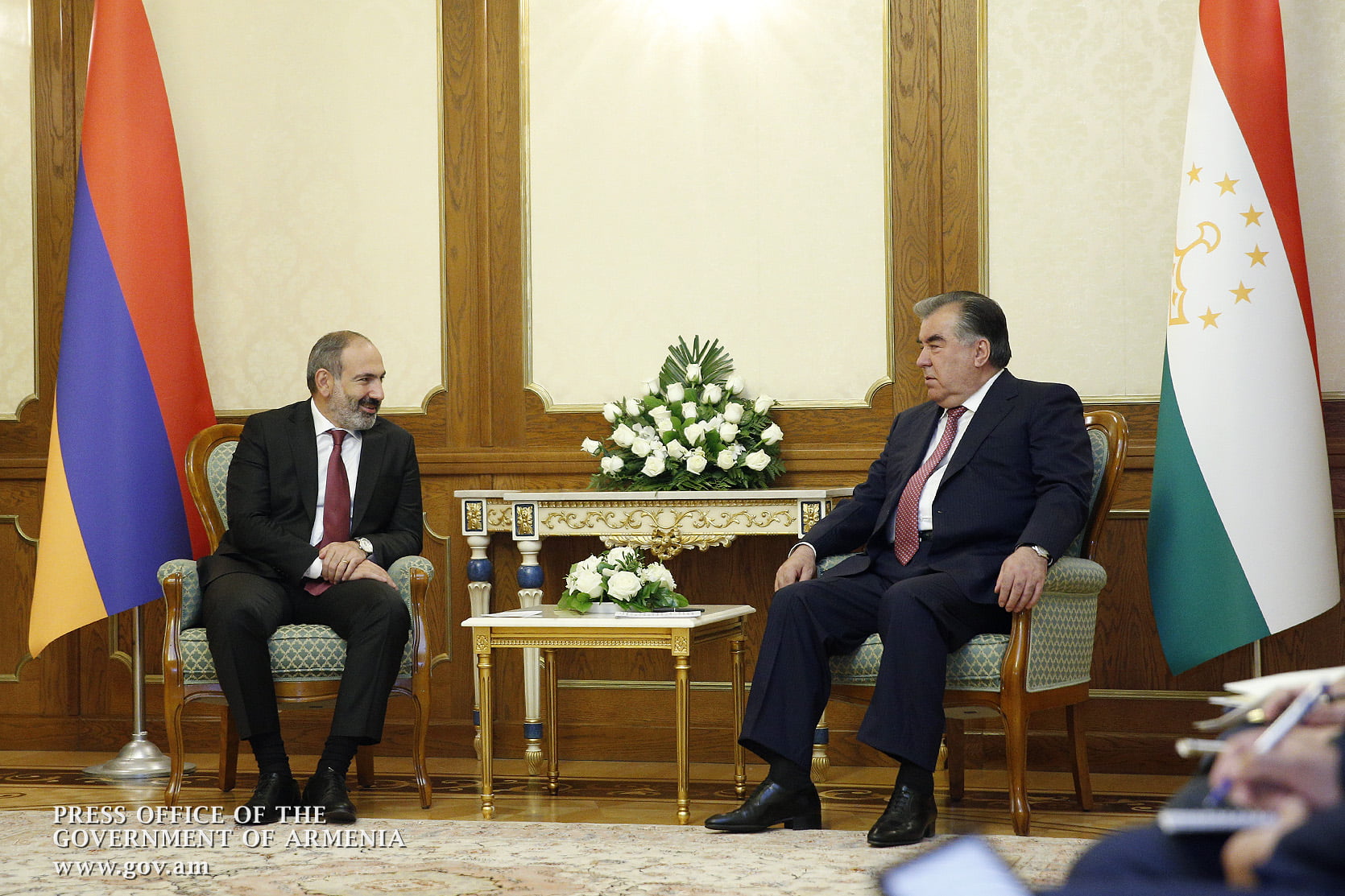 Փաշինյանին Անկախության տոնի առթիվ շնորհավորական ուղերձ է հղել Տաջիկստանի նախագահը