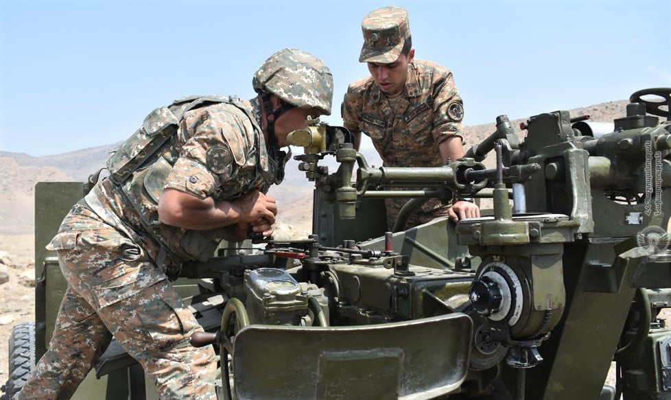 5-րդ զորամիավորման հրաձգարաններից մեկում անցկացվել է վաշտային մարտավարական զորավարժություն