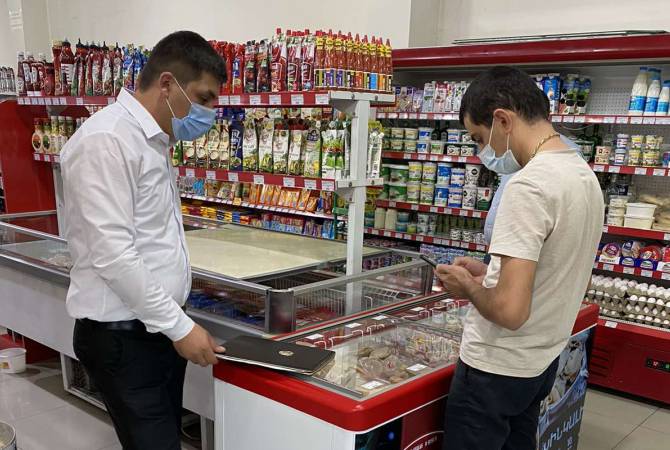 ՍԱՏՄ տեսուչները ստուգայցեր են կատարել Նոր-Նորք վարչական շրջանի խոշոր խանութներում