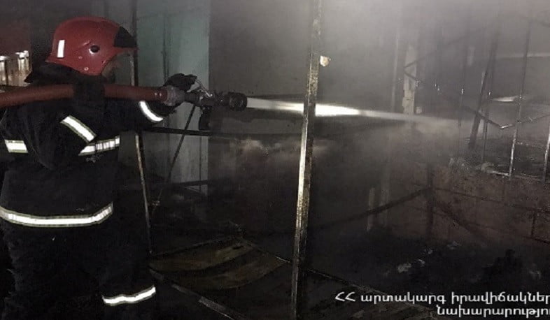 Գյումրիում մթերային խանութ է այրվել