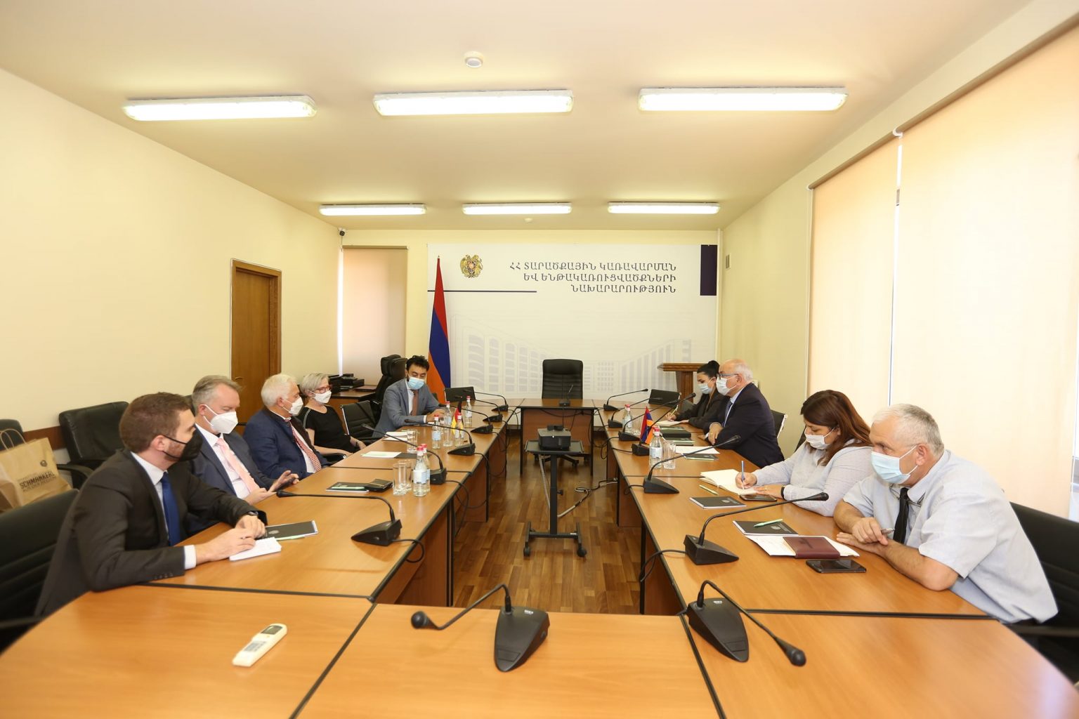 ՏԿԵ նախարարի տեղակալը ընդունել է Գերմանիայի Ռեգեն երկրամասային շրջանի պատվիրակությանը