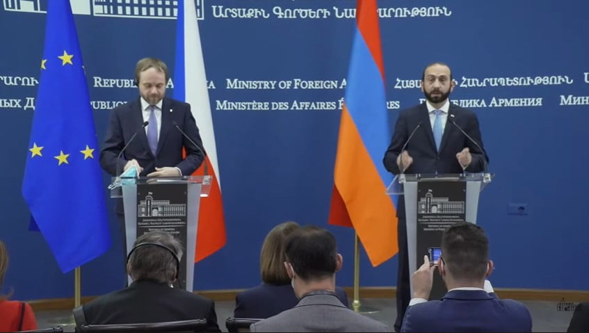 Հայաստան և Չեխիայի ԱԳՆ ղեկավարների համատեղ հայտարարությունը (ՏԵՍԱՆՅՈւԹ)