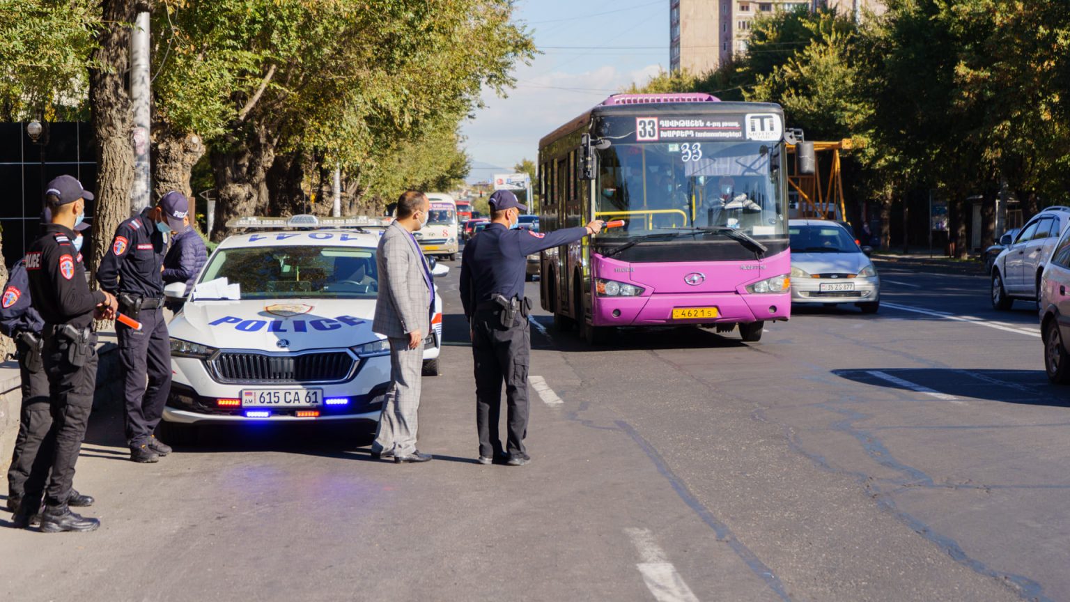 Կենտրոնում և Մալաթիա-Սեբաստիայում դիտարկվել է հանրային տրանսպորտը (ՏԵՍԱՆՅՈՒԹ)