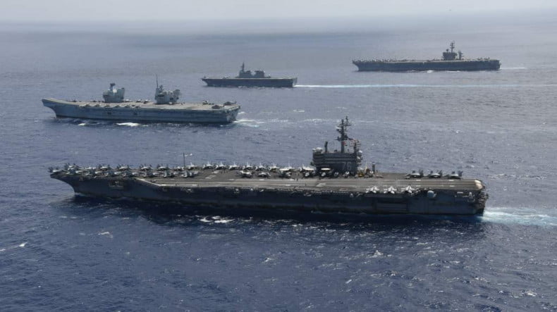 Ճապոնական և գերմանական զորքերը համատեղ զորավարժություններ են անցկացնում