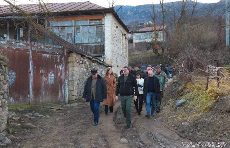 Արայիկ Հարությունյանը շրջայց է կատարել Ասկերանի 2 համայնքներում