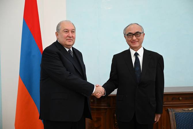 ՀՀ նախագահը ընդունել է ՀՀ-ում Ճապոնիայի դեսպանին