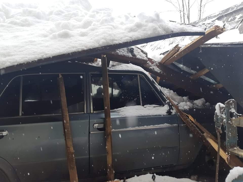 Ձյան առատ տեղումների հետևանքով Արցախում փլուզումներ են տեղի ունեցել