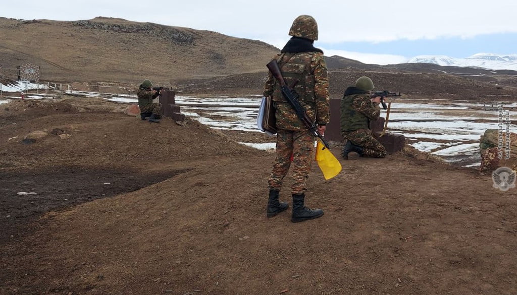 Անցկացվել են կրակային պատրաստության գործնական պարապմունքներ