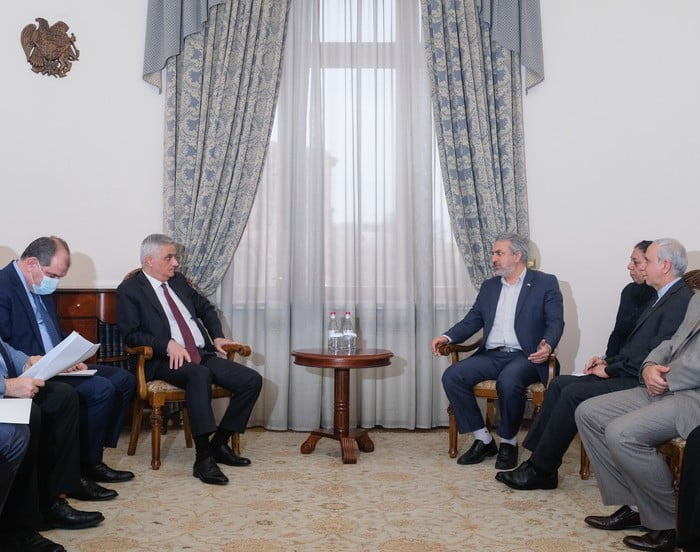 Մհեր Գրիգորյանն ընդունել է Իրանի արդյունաբերության, հանքերի և առևտրի նախարարին