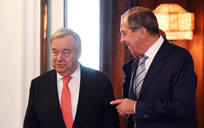 Լավրովը Գուտերեշի հետ քննարկել է Ուկրաինայում ստեղծված իրավիճակը