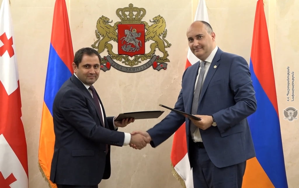 Սուրեն Պապիկյանը հանդիպում է ունեցել վրացի գործընկերոջ հետ