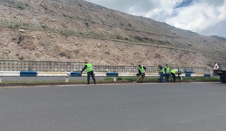 ՀՀ ճանապարհներին իրականացվում են ընթացիկ ամառային պահպանման աշխատանքներ