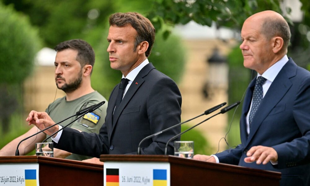 Մակրոնը, Շոլցը և Դրագին մերժել են Զելենսկուն Ուկրաինային զենքի նոր խմբաքանակ փոխանցել