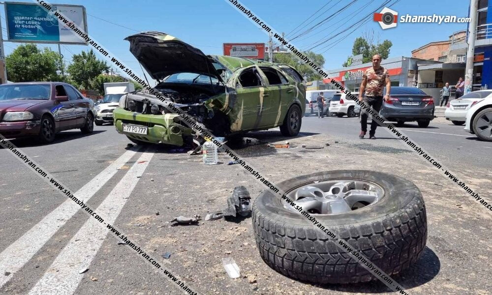 Խոշոր ու շղթայական ավտովթար է տեղի ունեցել Երևանում