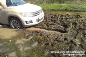 Փրկարարներն արգելափակումից դուրս են բերել ավտոմեքենաները