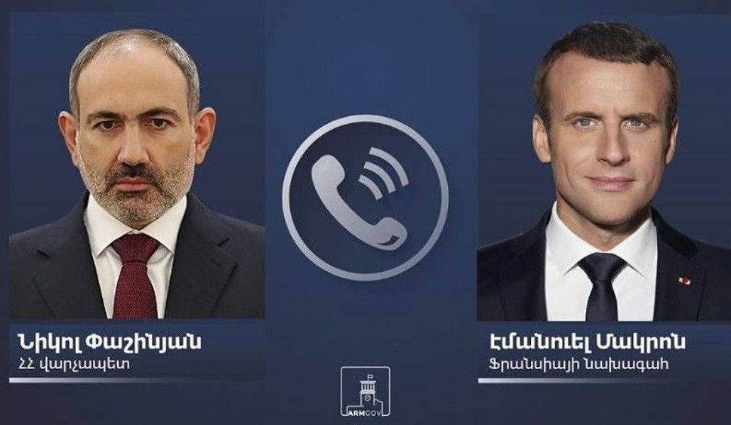 Նիկոլ Փաշինյանը հեռախոսազրույց է ունեցել Էմանուել Մակրոնի հետ